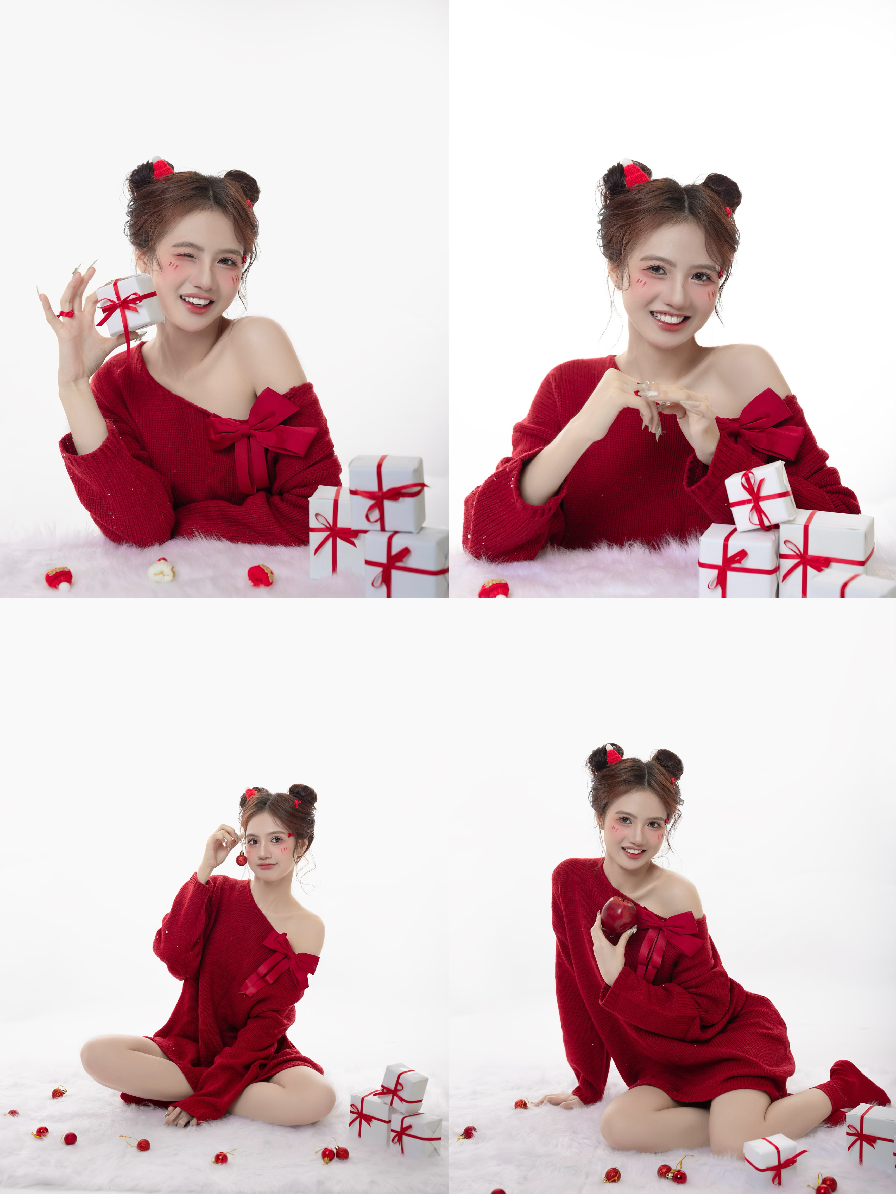 Z NOEL ÁO ĐỎ TRỄ VAI